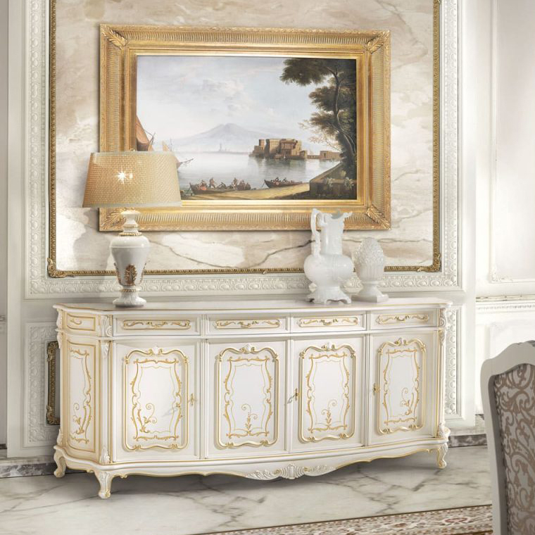 ACAP: 10201/4 Canaletto Baroque Style Sideboard